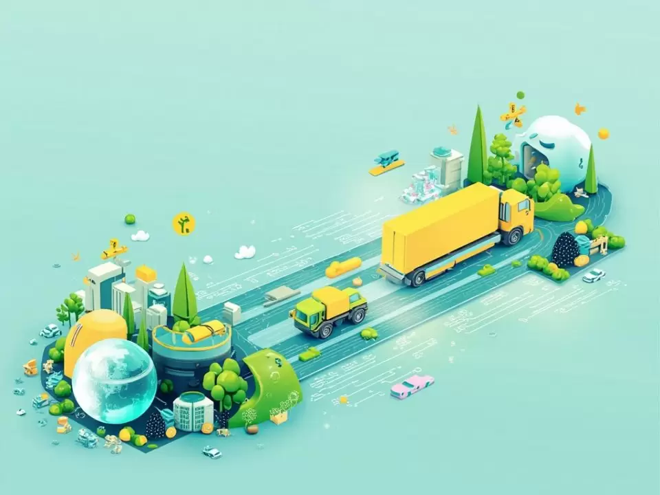 图–物流行业迎来新变革，数智化与绿色化成关键–上海枫语物流