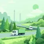 图–绿色物流：企业可持续发展的必由之路–上海枫语物流