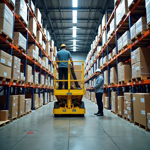 图–为什么你的仓储效率总是提不上去？这台升降台能帮你解决–上海枫语物流